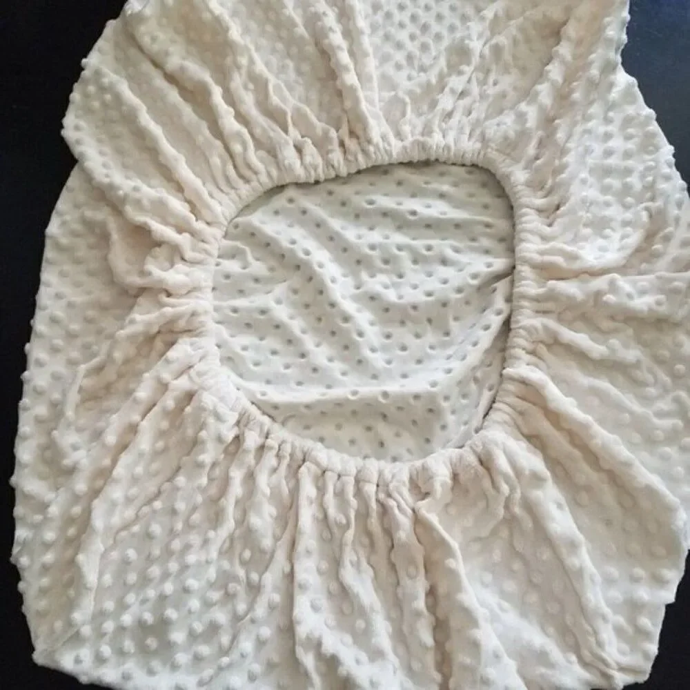 Baby Plush Minky Polka Dot Changing Pad Blanket Cover Diaper Changing Table